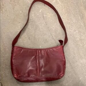 Vintag aldo y2k genuine leather Red Leather Shoulder Bag